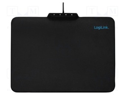 Mouse pad; black; Features: with LED; 360x260mm