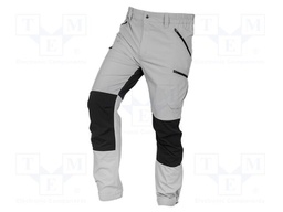 Dungarees; Size: L; grey-white; OUTDOOR; slim; 150g/m2