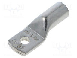 Tip: ring tube; M5; 25mm2; crimped; for cable; tinned; copper; 5.3mm