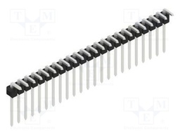 Connector: pin strips; pin header; male; PIN: 23; 2.54mm; THT; 1x23