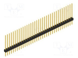 Connector: pin strips; pin header; male; PIN: 35; 2.54mm; THT; 1x35