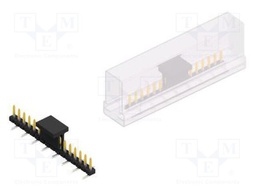 Connector: pin strips; pin header; male; PIN: 16; 2mm; SMT; 1x16