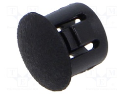 Accessories: stopper; H: 7.9mm; push-in,snap-fastener; black
