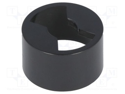 LED housing; 8mm; black