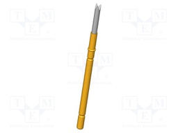 Test needle; Operational spring compression: 4mm; 5A; Ø: 1.3mm