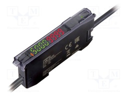 Sensor: optical fiber amplifier; Connection: lead 2m; E3X