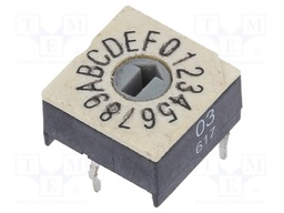 Switch: rotary; Pos: 16; 1uA/20mVDC; -25÷85°C; Mounting: THT