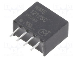 Converter: DC/DC; 1W; Uin: 10.8÷13.2V; Uout: 12VDC; Iout: 83mA; SIP