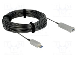 Cable; optical; USB A socket,USB A plug,USB B micro socket; 50m