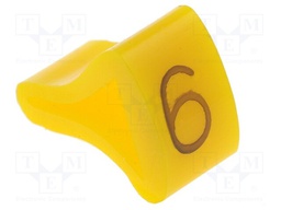 Markers for cables and wires; Label symbol: 6; 10÷16mm; H: 21mm