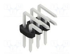 Connector: pin strips; pin header; male; PIN: 6; 2mm; THT; 2x3; 100V