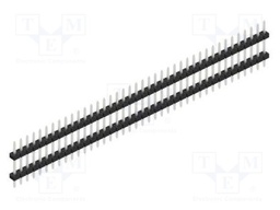 Connector: pin strips; pin header; male; PIN: 40; 2mm; THT; 1x40