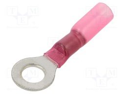 Tip: ring; M6; Ø: 6.4mm; 0.5÷1.5mm2; crimped; for cable; insulated