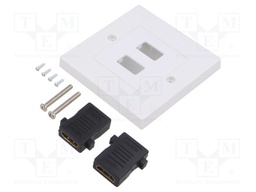 Connector: HDMI; socket; HDMI socket x2,both sides