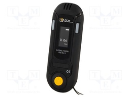 Tester: breathalyser; LCD 1"; 0.01÷0,2%BAC; Meas.accur: ±0,05%BAC