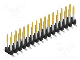 Connector: pin strips; pin header; male; PIN: 32; 2mm; SMT; 2x16