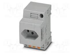 Connector: AC supply; socket; female; 10A; PIN: 3; push-in; 250VAC