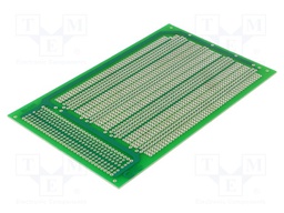 Board: universal; eurocard,single sided,prototyping; W: 100mm