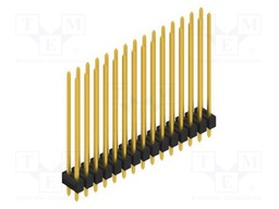 Connector: pin strips; pin header; male; PIN: 30; 2.54mm; THT; 2x15