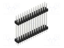 Connector: pin strips; pin header; male; PIN: 28; 2.54mm; THT; 2x14