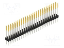 Connector: pin strips; pin header; male; PIN: 54; 2.54mm; THT; 2x27