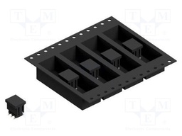 Connector: pin strips; pin header; male; PIN: 6; 2mm; SMT; 2x3; 100V