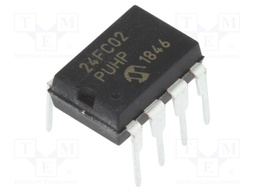 EEPROM memory; I2C; 256kx8bit; 1.7÷5.5V; 1MHz; DIP8; serial
