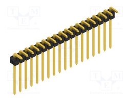 Connector: pin strips; pin header; male; PIN: 18; 2.54mm; THT; 1x18