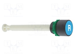 Switch: push-button; 22mm; Stabl.pos: 1; blue; none; IP66; flat