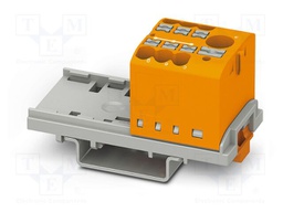 Splice terminal: rail; 24A; 690V; push-in; PA; 0.14÷4mm2; W: 28.6mm
