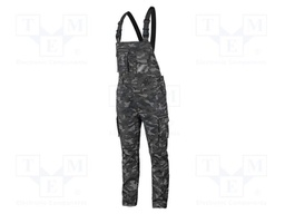Dungarees; Size: XXXL; camo; CAMO; 255g/m2; protective bib pants