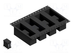 Connector: pin strips; pin header; male; PIN: 8; 2.54mm; SMT; 2x4