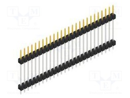 Connector: pin strips; pin header; male; PIN: 26; 2.54mm; THT; 1x26