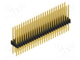 Connector: pin strips; pin header; male; PIN: 50; 1.27mm; THT; 2x25