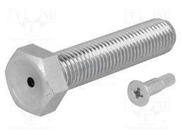 Pin; M16; Plunger mat: steel; Plating: zinc; Thread len: 50mm
