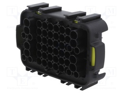 Fuse acces: case; push-in; Body: black; ways: 22; Mat: PA66