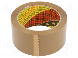 Storage accessories: packing tapes; brown; W: 50mm; L: 66m