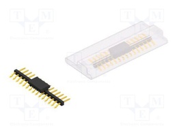 Connector: pin strips; pin header; male; PIN: 15; 2mm; SMT; 1x15