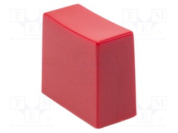 SWITCH CAP, RED, PUSH-BUTTON/TACTILE SW
