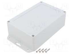 Enclosure: multipurpose; X: 120mm; Y: 180mm; Z: 60mm; ZP; light grey