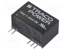 Converter: DC/DC; 1W; Uin: 4.5÷5.5V; Uout: 5VDC; Uout2: -5VDC; SIP9