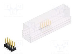 Connector: pin strips; pin header; male; PIN: 10; 2.54mm; SMT; 2x5