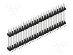 Connector: pin strips; pin header; male; PIN: 68; 2.54mm; SMT; 2x34