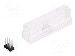 Connector: pin strips; pin header; male; PIN: 8; 2.54mm; SMT; 2x4