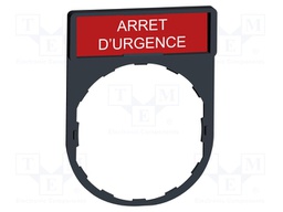 30MM X 40MM LEGEND HOLDER, CONTROL UNIT