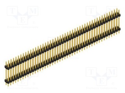 Connector: pin strips; pin header; male; PIN: 92; 2mm; THT; 2x46