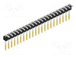 Connector: pin strips; pin header; male; PIN: 22; 2.54mm; THT; 1x22