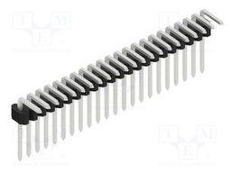 Connector: pin strips; pin header; male; PIN: 22; 1.27mm; THT; 1x22
