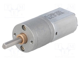 Motor: DC; with gearbox; POLOLU 20D; 6VDC; 3.2A; Shaft: D spring