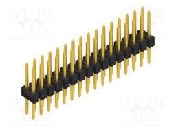 Connector: pin strips; pin header; male; PIN: 32; 2.54mm; THT; 2x16